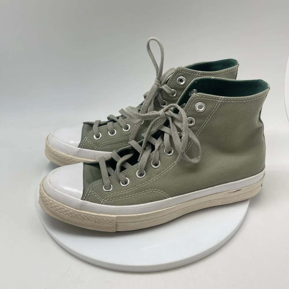 Converse Sneakers Womens 10 Chuck 70 Hi Desert‎ Regeneration Shoes Green A00726C